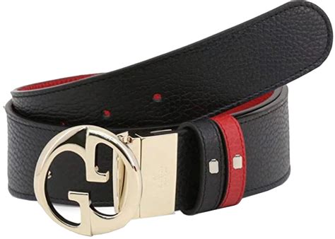 gucci belt red and black|gucci thin reversible belt.